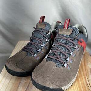 Clark Women Gore-Tex Incite GTX Hiking Shoes - Brown/Grey/Red Waterproof Size 8